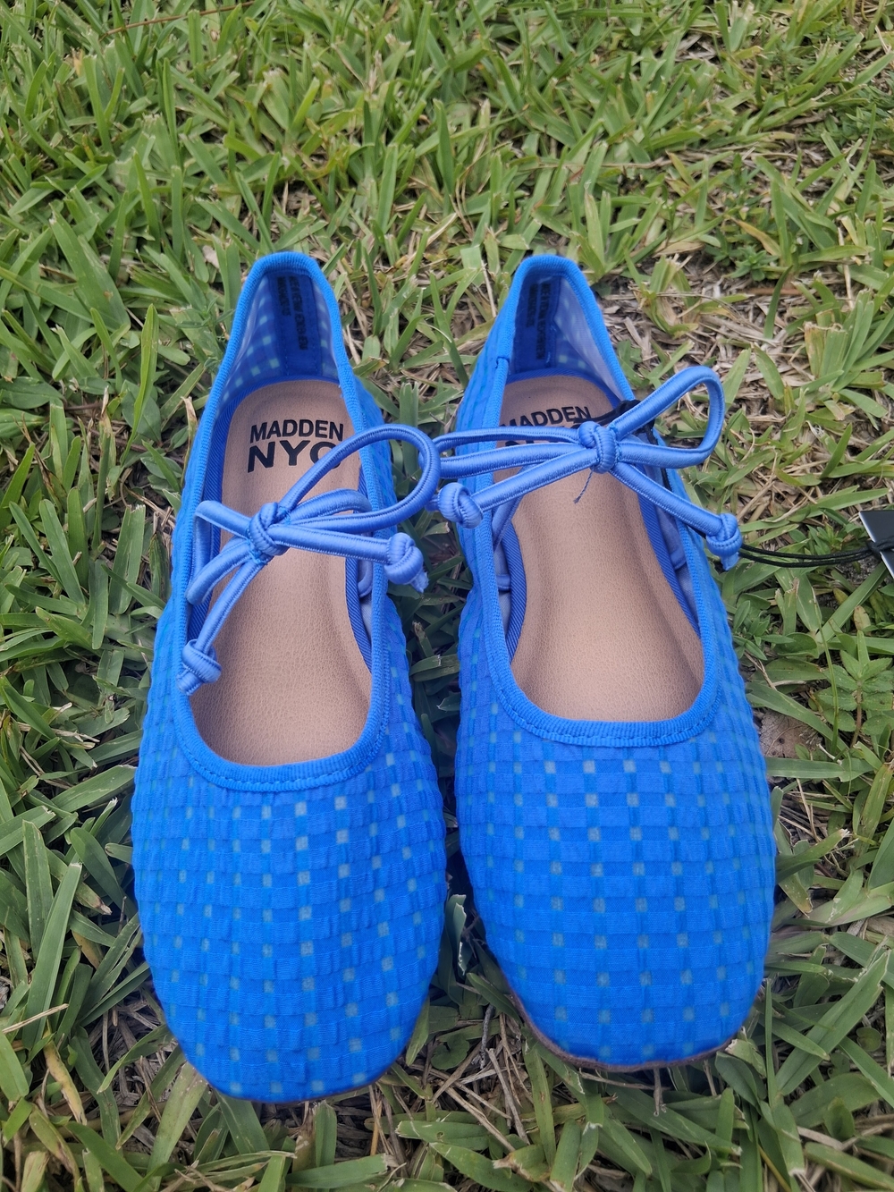 Girls Mesh Ballet Flats with Bow - Picture 7 of 7